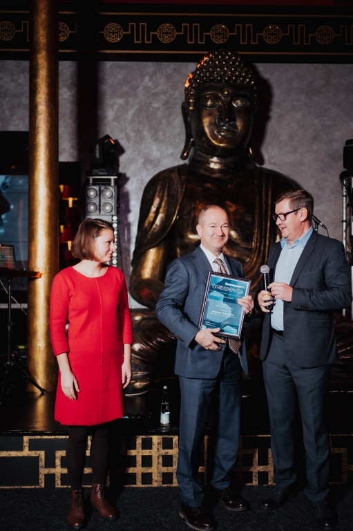 Е.Большакова, главный редактор Business Guide, В.Романовский, директор ИПП, А.Ершов, главный редактор "Коммерсантъ. СПб".