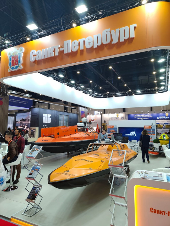 Безэкипажные катера. Выставка Нева-2025.